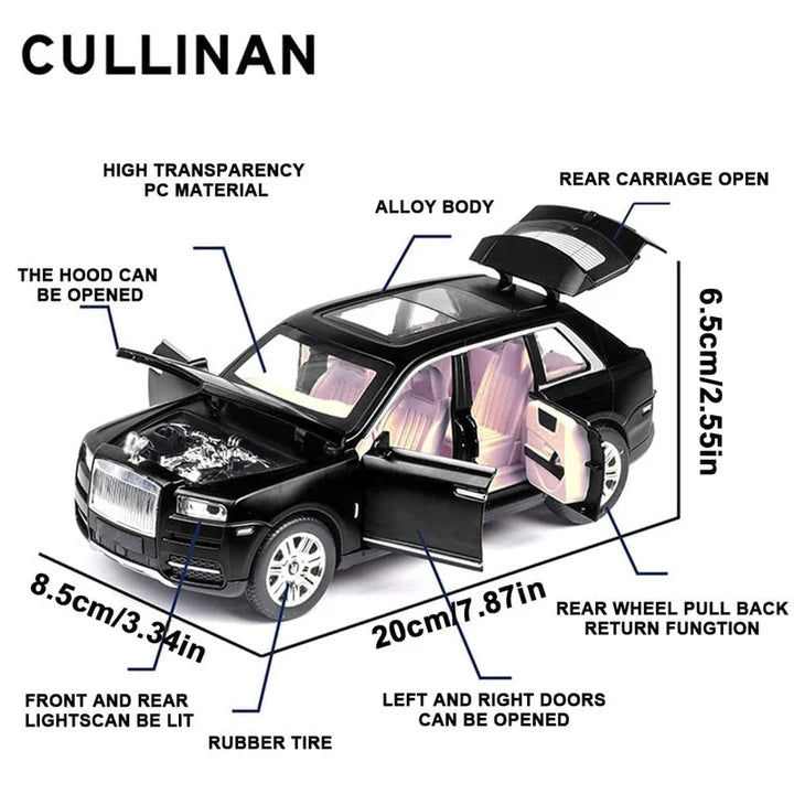 Rolls Royce Cullinan Masonry diecast Car - 1:24