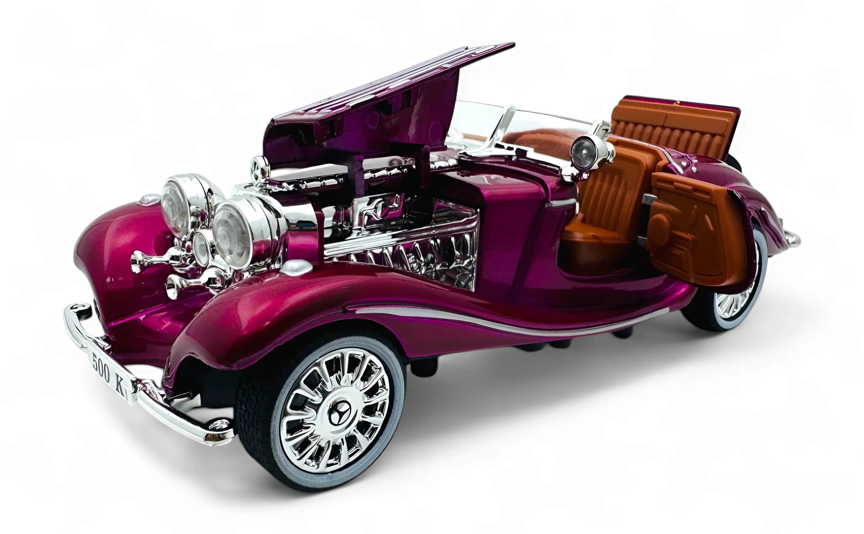 1936 Mercedes Benz 500K Roadster diecast scale model  1:24