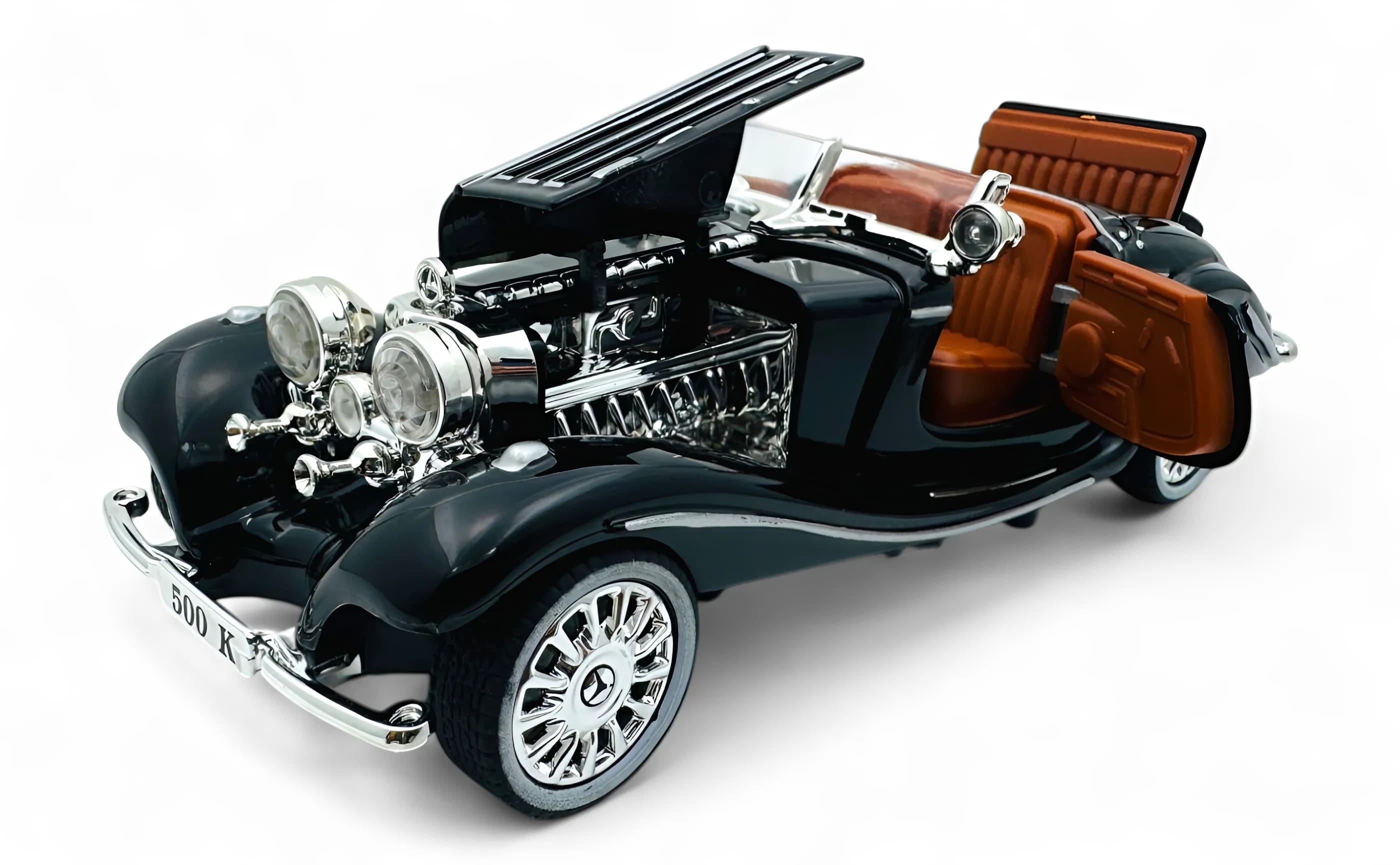 1936 Mercedes Benz 500K Roadster diecast scale model  1:24