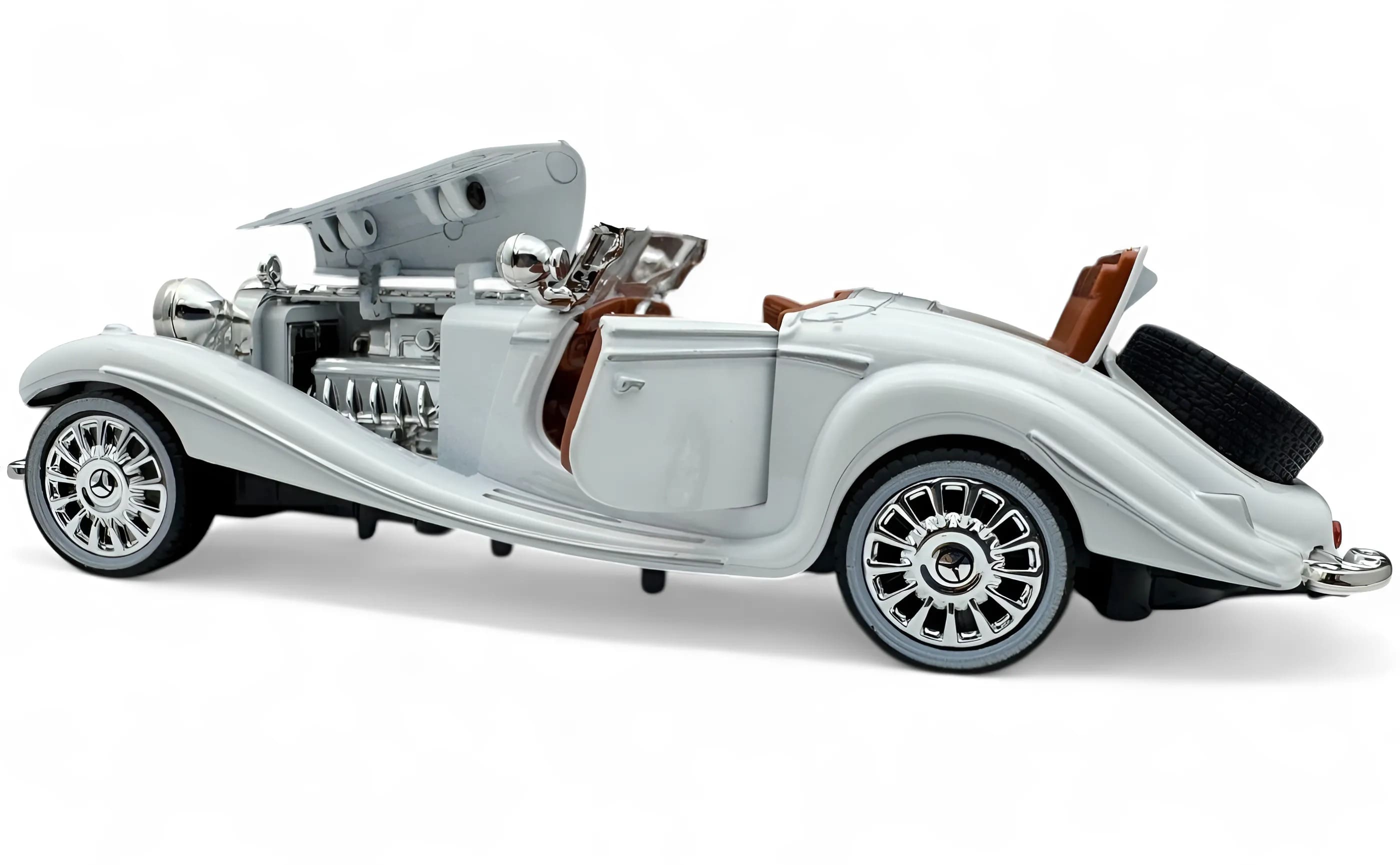 1936 Mercedes Benz 500K Roadster diecast scale model  1:24