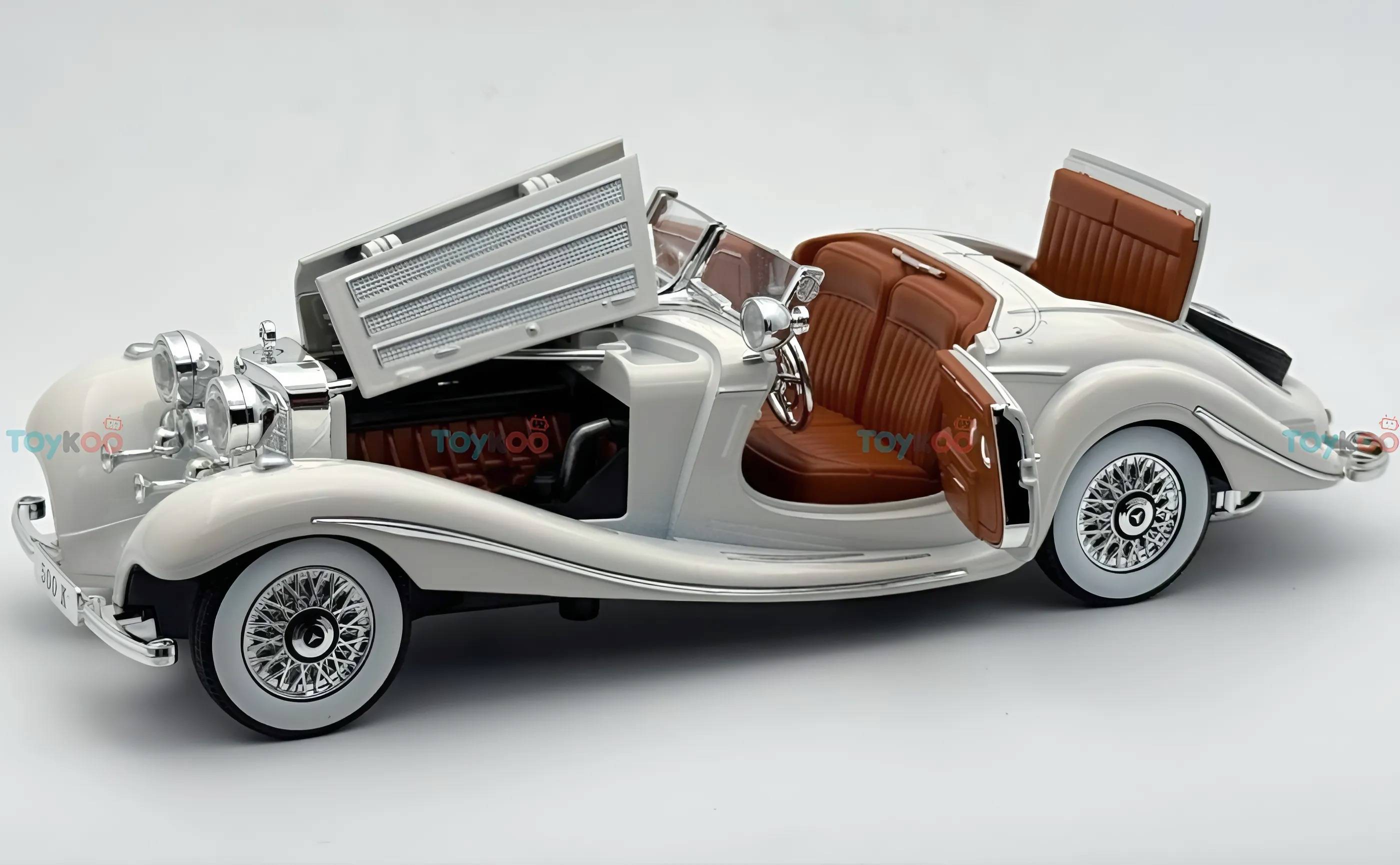 1936 Mercedes Benz 500K Roadster diecast scale model  1:24