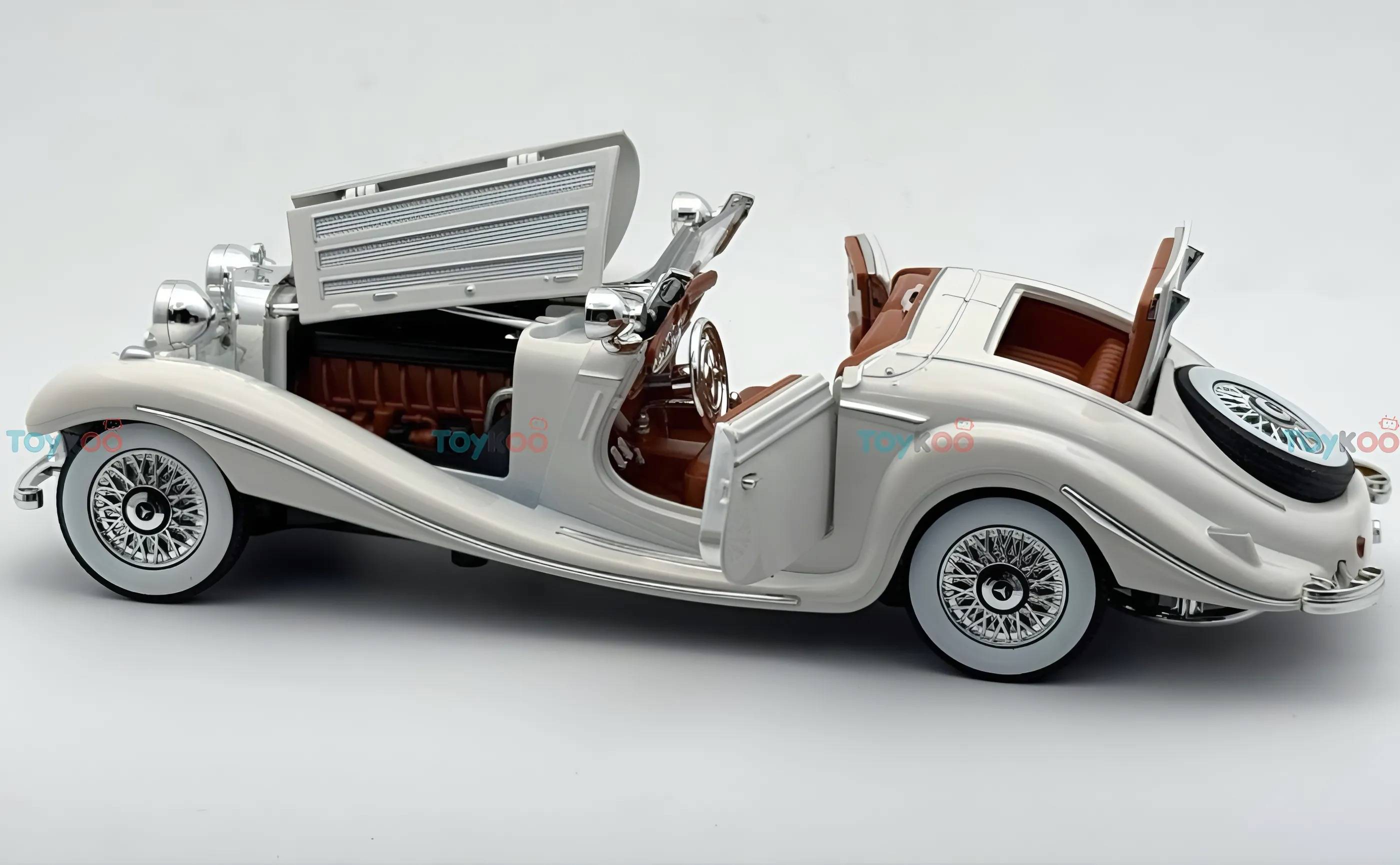 1936 Mercedes Benz 500K Roadster diecast scale model  1:24