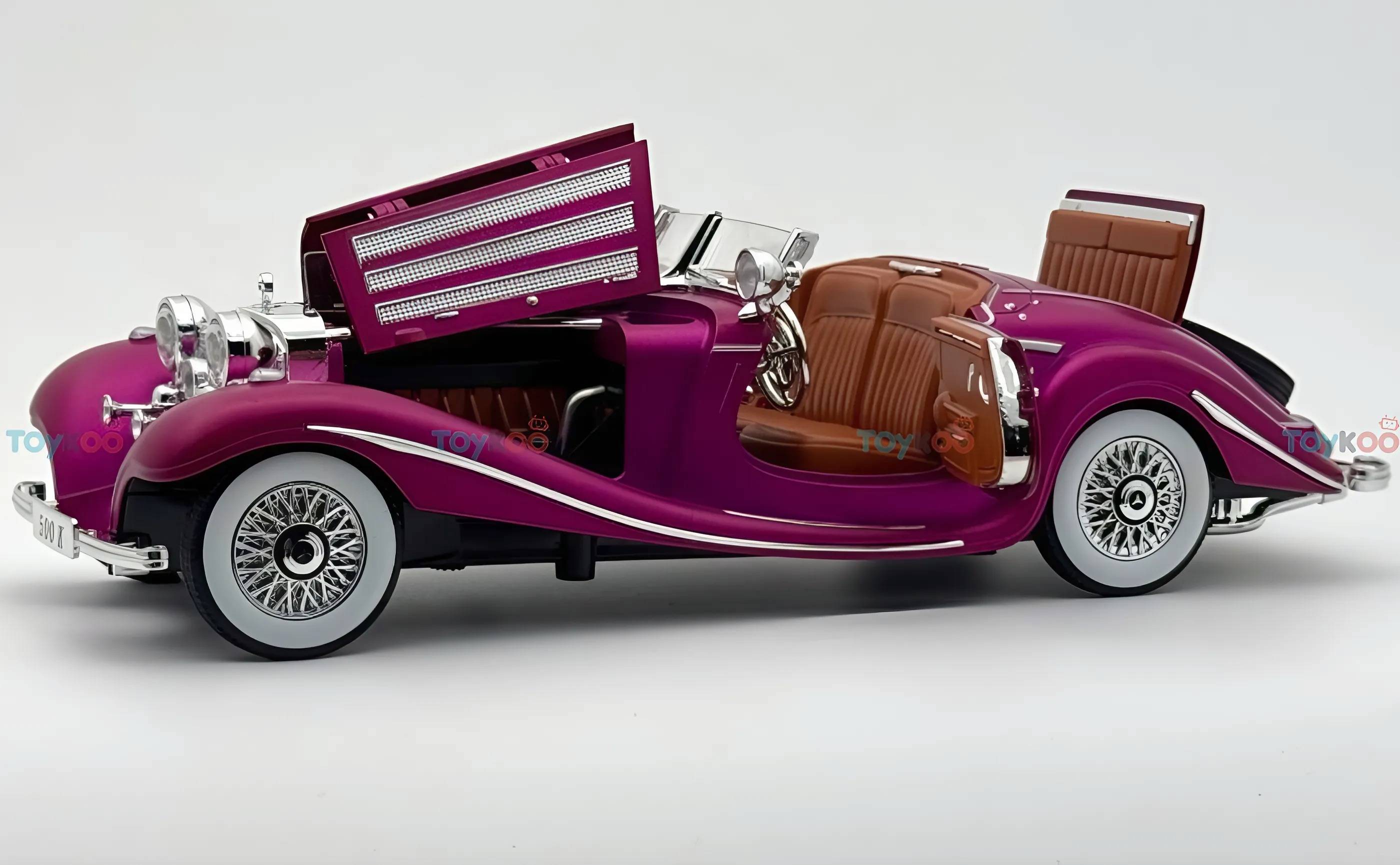 1936 Mercedes Benz 500K Roadster diecast scale model  1:24