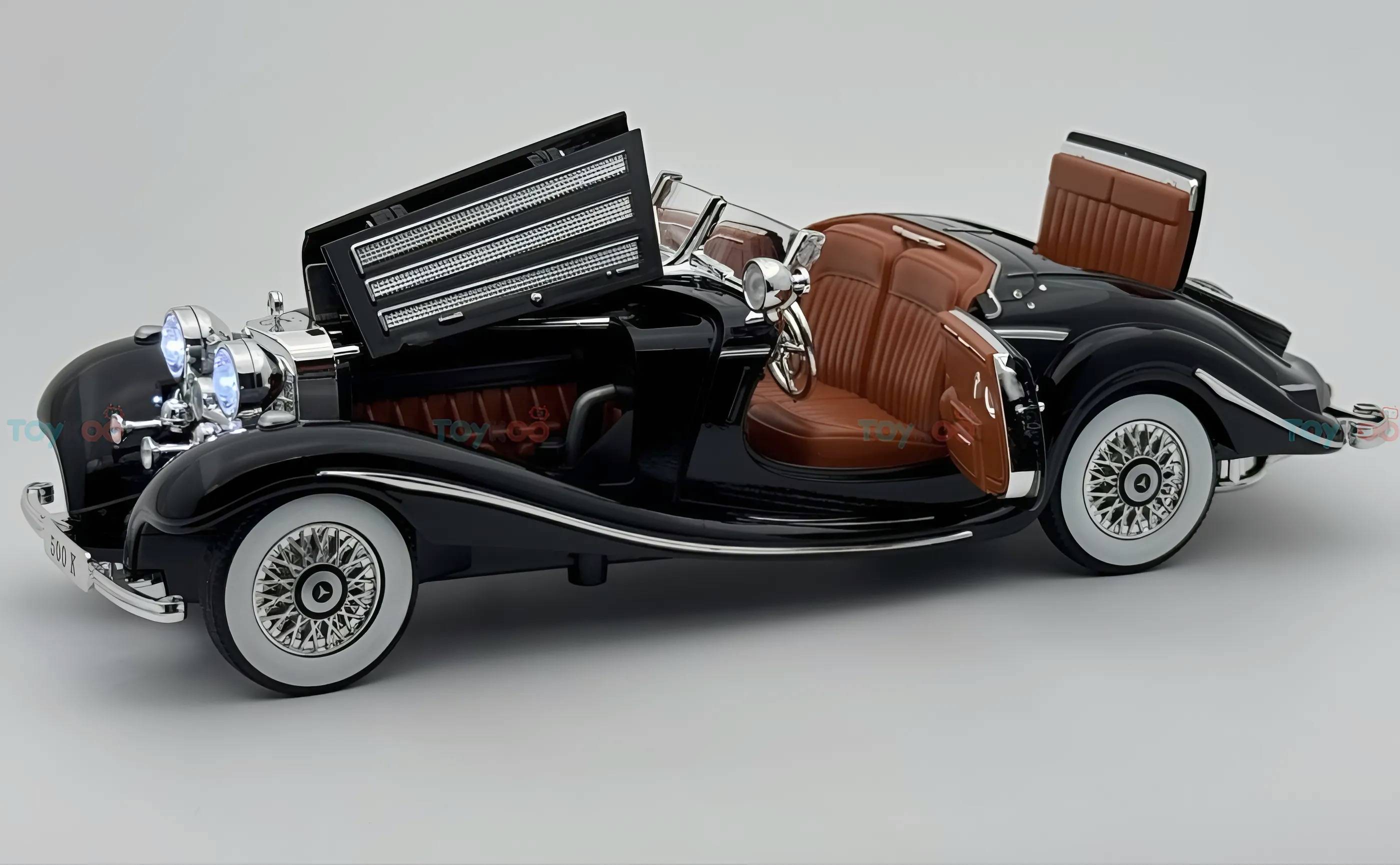 1936 Mercedes Benz 500K Roadster diecast scale model  1:24